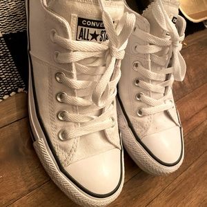 White Low Top Converse